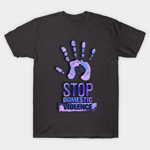 Stop Domestic Violence T-Shirt by Cipher_Obscure